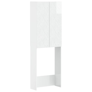 DELFT WC ormarić 66 x 25,5 x 190 cm, bijeli visoki sjaj