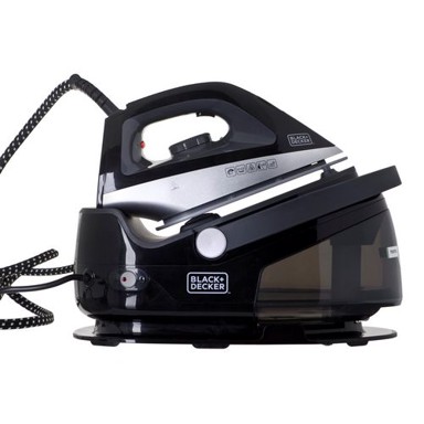 BLACK+DECKER Parna postaja BXSS2200E, 2200 W, crna