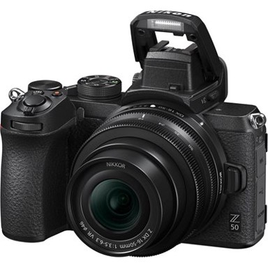 NIKON Digitalni fotoaparat Z50 + 16-50VR, 20,9 MP, DX CMOS senzor, 4K Ultra HD, crni