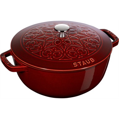 STAUB Okrugli lonac od lijevanog željeza Lily, 3,5 L, boja grenadine