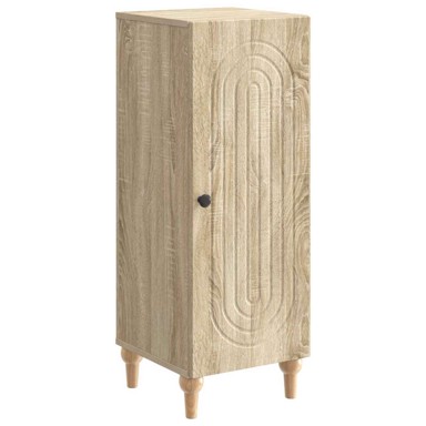 Komoda uz krevet, dimenzije 33 x 34,5 x 90 cm, konstruirano drvo, hrast sonoma