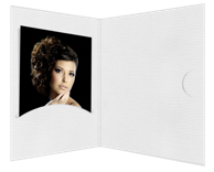 DAIBER Mape za portrete Opti-Line, do 10x15 cm, 1x100, bijela