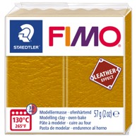 STAEDTLER Masa za modeliranje, FIMO Effect Leather-Effect, 57 g, oker