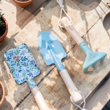 LITTLE DUTCH Set vrtnog alata Forest Friends, 3 dijela, drvo i metal, +4 godine