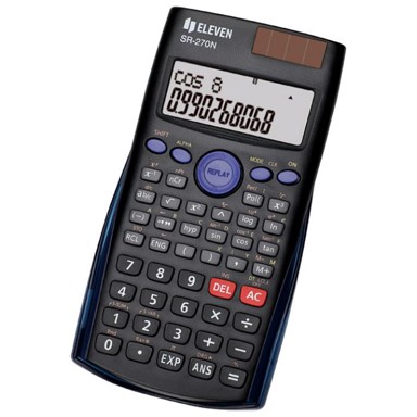 ELEVEN Tehnički kalkulator SR-270N, 240 funkcija, crni