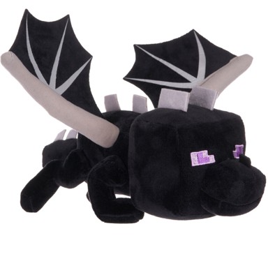 MINECRAFT Plišana igračka Ender Dragon, 26 cm, crna