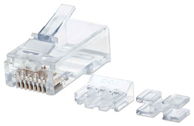 INTELLINET RJ45 konektor CAT6 Modular Pro Line, 80 komada, pozlaćeni kontakti