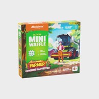 MARIOINEX Set za slaganje Mini Waffle Farmer Combine Harvester 50 kom
