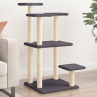 Grebalica za mačke s platformama tamnosiva 98,5 cm