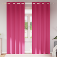 Zavjese za zamračivanje 225x140 cm 2kom, roze
