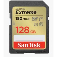 SANDISK Memorijska kartica Extreme SDXC, 128GB, class 10, V30 UHS-I U3, 180MB/s