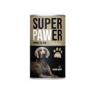 SUPER PAWER Hrana za pse MOKRA TELETINA, 1240 g