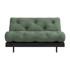 KARUP DESIGN Zelena sklopiva sofa 140 cm Roots Black Night, 140x105x85 cm