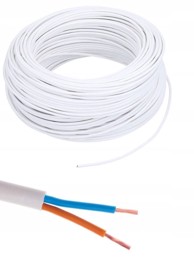 OMY 2 x 1 25 m bijeli električni kabel