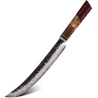 Damastni kuhinjski nož Ai-37350 Slicer Kp37350, crveni