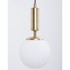 SQUID LIGHTING Bijela/u zlatnoj boji viseća svjetiljka sa staklenim sjenilom ø 15 cm Monera 