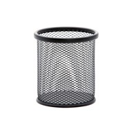 FORNAX Čaša za olovke, metalna, crna