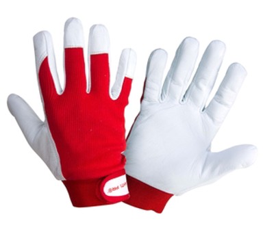 PROFIX Rukavice od kozje kože, crvene, XL, L270210K
