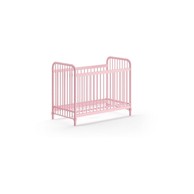 VIPACK Ružičasti metalni dječji krevet 60x120 cm BRONXX