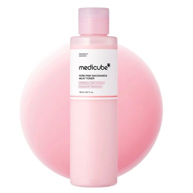 MEDICUBE Toner PDRN Pink Niacinamide Milky 150ml, roza