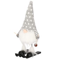 SPRINGOS Božićna figurica - patuljak na skijama