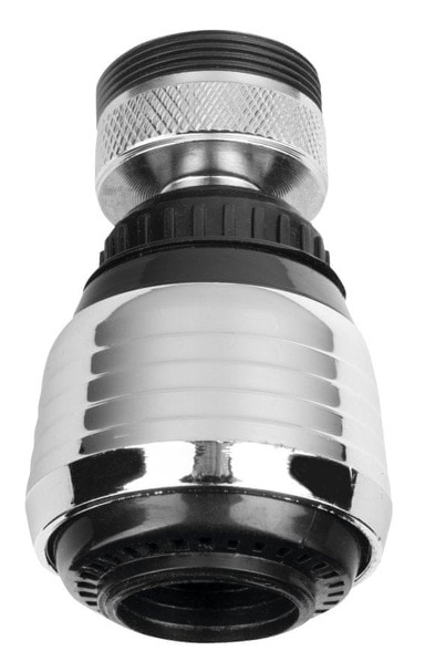 AQUALINE Perlator s fleksibilnim zglobom i prekidačem M22×1 / M24×1, ABS/krom