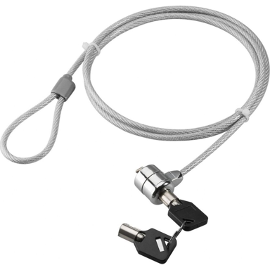 TECHLY Kabelska brava IQ-LOK-08-KT, 1,5 m, srebrna
