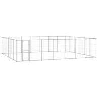 Vanjski kavez za pse, 50,82 m², čelik