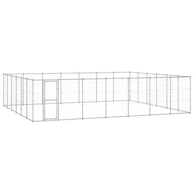 Vanjski kavez za pse, 50,82 m², čelik