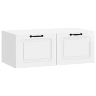 TV ormarić zidni, 78.5 x 41 x 30 cm, bijela visoki sjaj