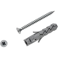 LUX TOOLS Plastična tipla 10x50+S 4St