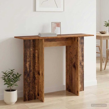 Konzolni stol, 100 x 30 x 75 cm, konstruirano drvo, staro drvo