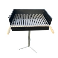 Roštilj na stalku 50 x 35 cm, inox