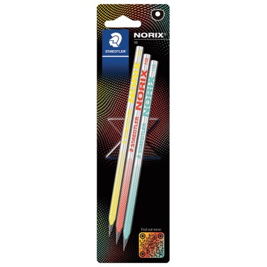 STAEDTLER Olovka grafitna HB Norix, 3 kom