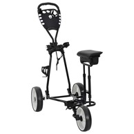 Golf trolej sa sjedištem, crna i bijela