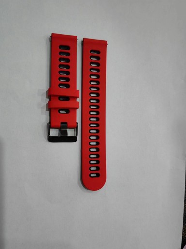 MEANIT Remen za pametni sat, 20 mm, crveno-crni