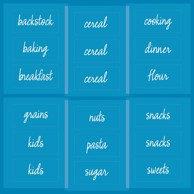 IDESIGN Naljepnice hrane uređivanje kuće