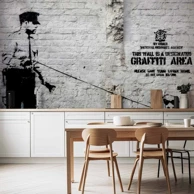 Tapeta Banksy, 150x105 cm, vodootporna