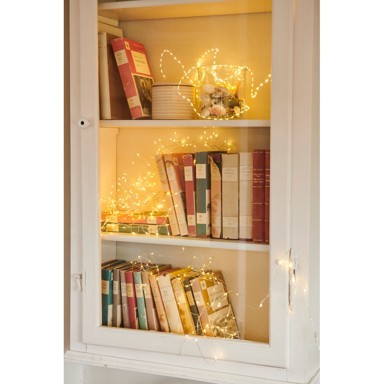 SIRIUS Svjetleći lanac broj žarulja 160 kom dužina 16 m Knirke