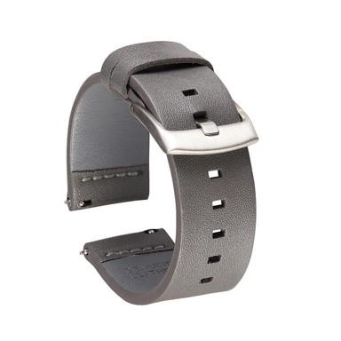 B-STRAP Fine Leather remen za Xiaomi Amazfit GTR 42mm, gray