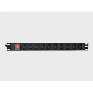 GEMBIRD Rack jedinica s C19 utikačem, 1U, 3 m