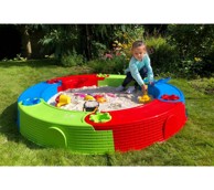 Okrugli šareni pješčanik 170x21cm