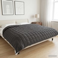 Težak pokrivač, 200 × 220 cm, 9 kg, 100% pamuk, 205T, antracit