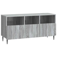 TV ormarić, dimenzije 102 x 34,5 x 50 cm, konstruirano drvo, siva sonoma