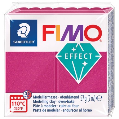 STAEDTLER Fimo Effect Metallic masa za modeliranje 57 g 8010-21 bordo