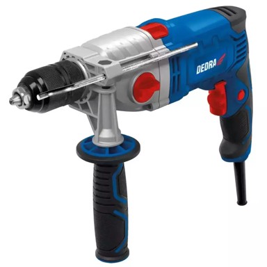 Udarna bušilica, 1100 W, dvobrzinska, 13 mm, samoblokirajuća stezna glava