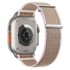 B-STRAP Velcro Nylon remen za Apple Watch 42/44/45mm, silty sand