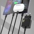 DUDAO Punjač zidni USB-C s Lightning kabelom GaN PD 20W, crni
