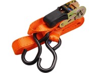 EXTOL PREMIUM Remen s čegrtaljkom 8861133 s kukama 8 m × 25 mm max 800 kg PES