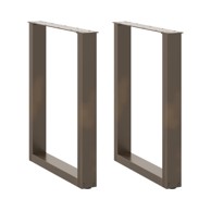 Noge za blagovaonski stol U-oblik 70x(72-73) cm 2 kom